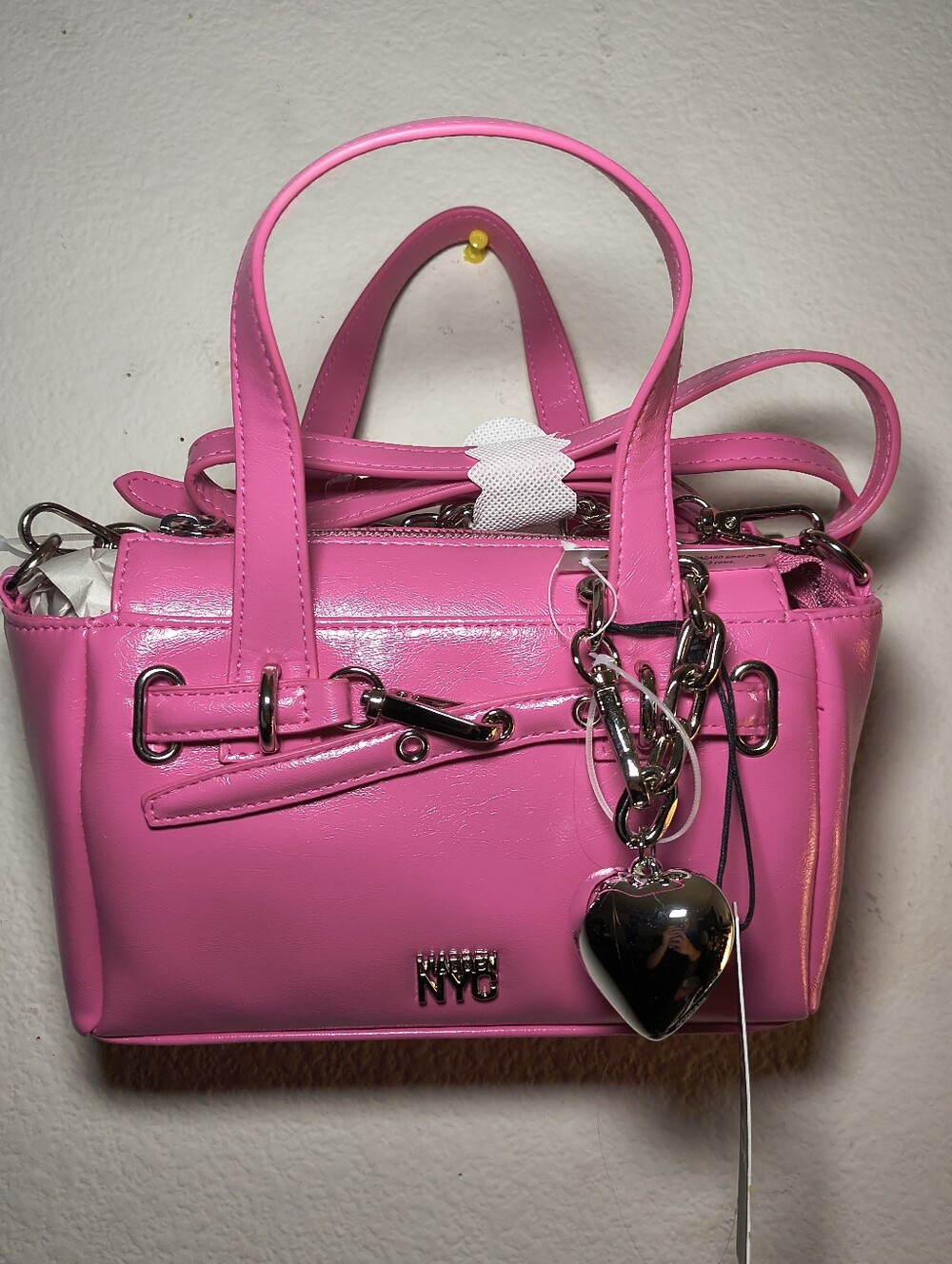 Madden Nyc Pink Micro Mini Crossbody Purse BRAND New